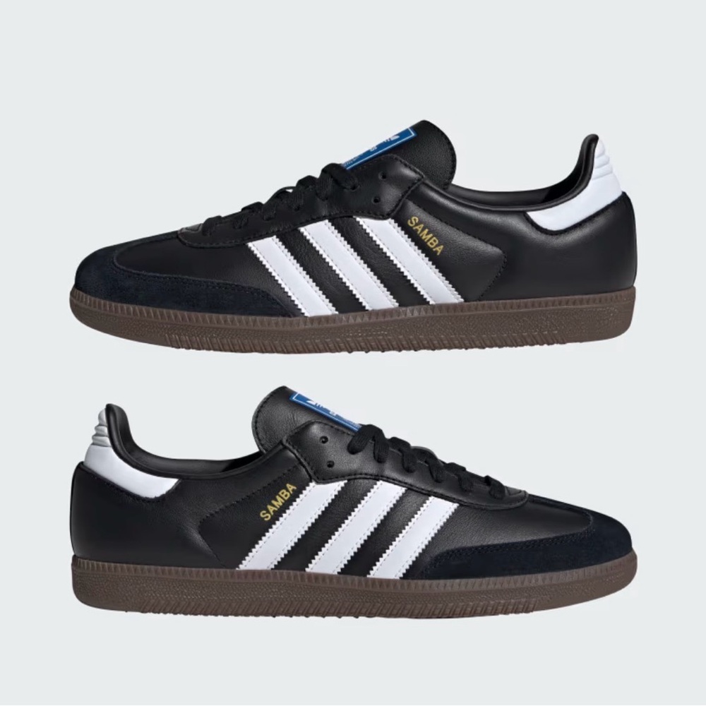 Adidas Samba OG Black and White Gum Sneakers